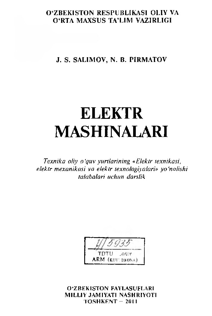 Elektr mashinalari1