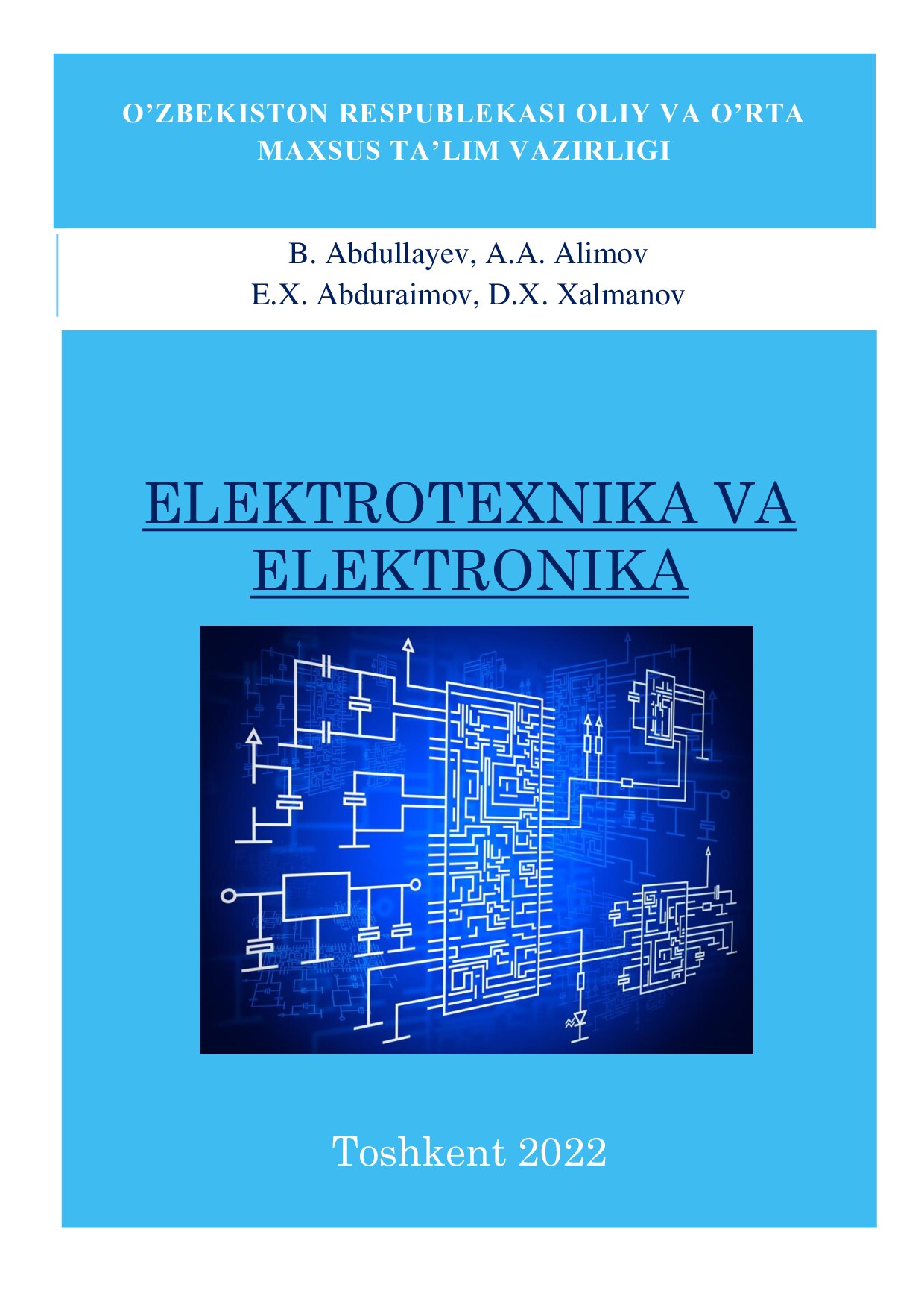 ELEKTROTEXNIKA VA ELEKTRONIKA