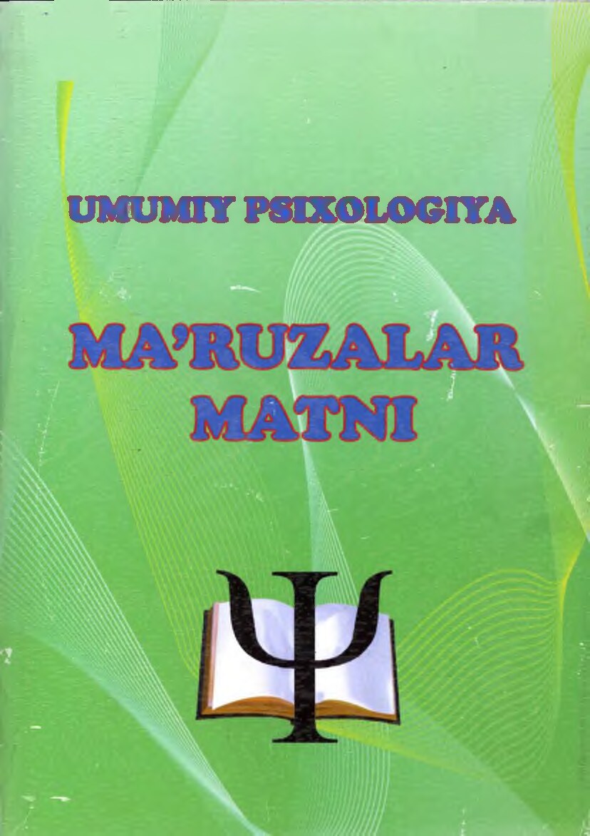 Psixologiya .maruzalar matni