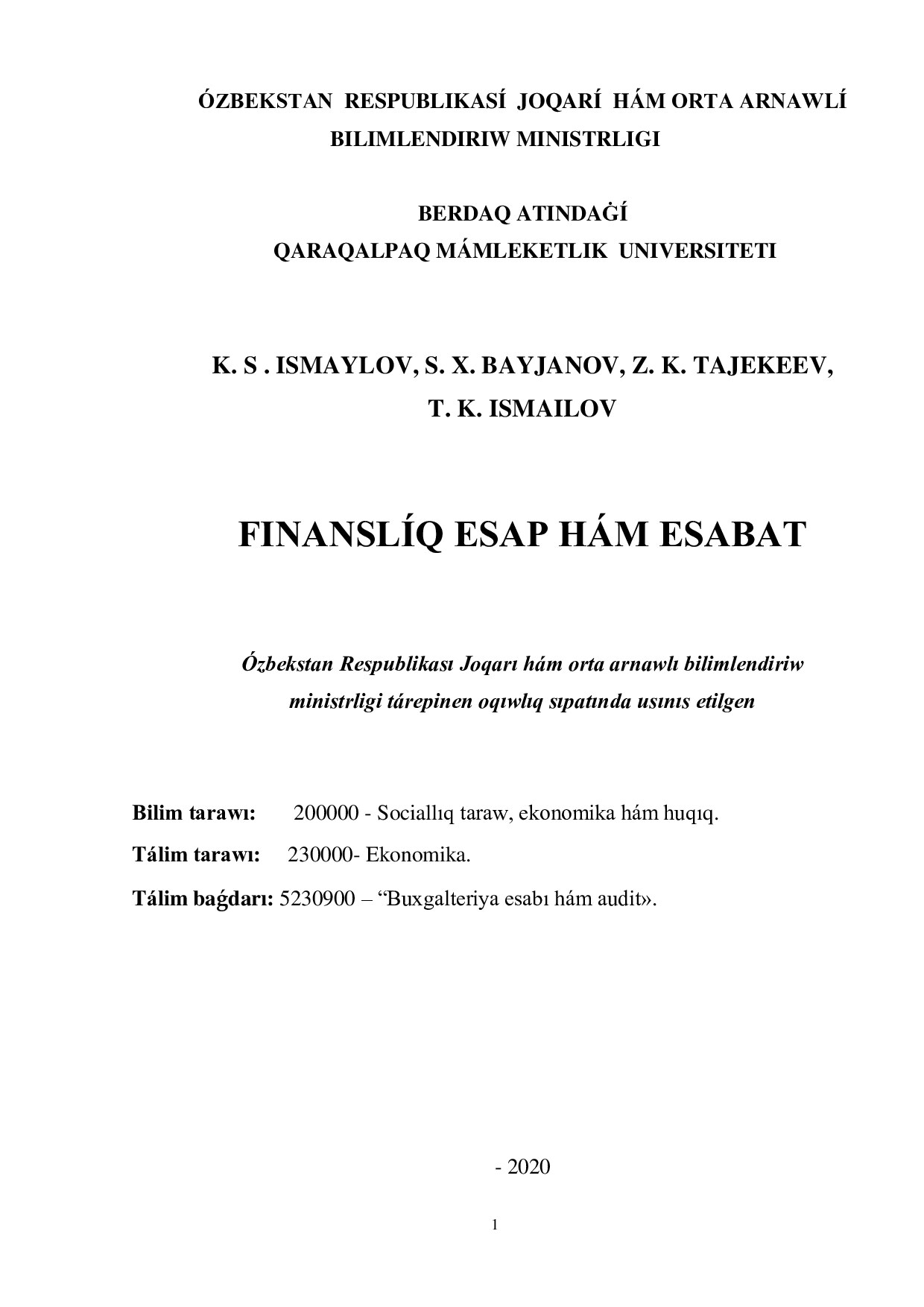 Финанслык_есап_хам_есабат_oqıwlıq