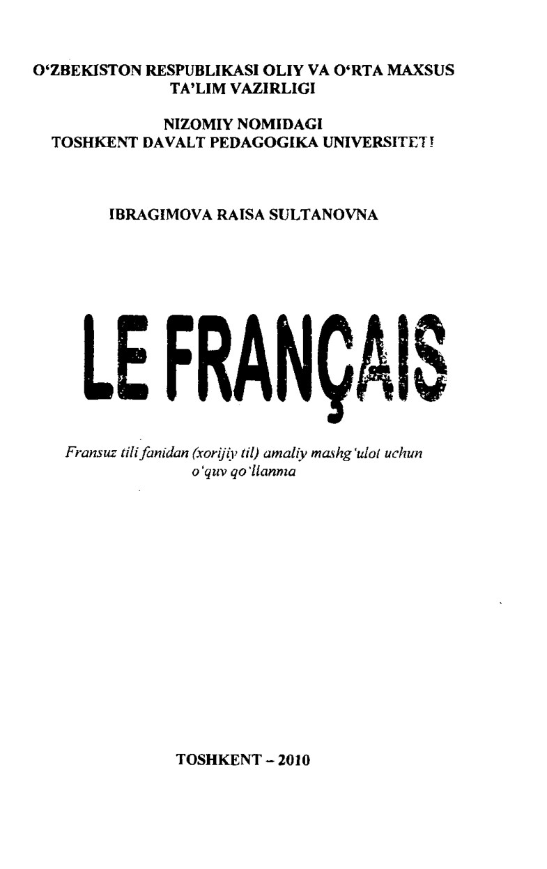 Le francais