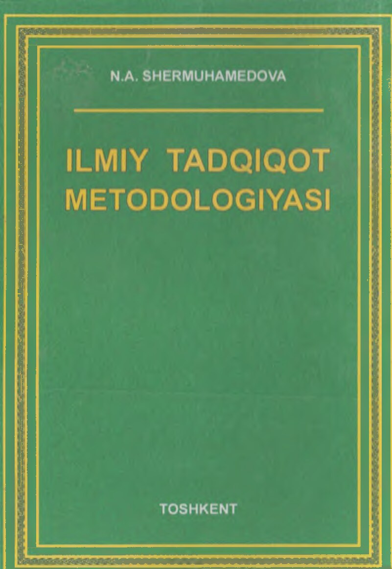 Ilmiy tadqiqot metodologiyasi