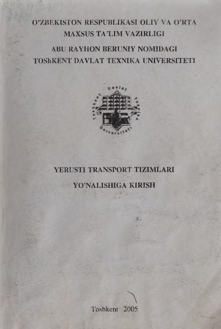 Yerusti transport tizimlari