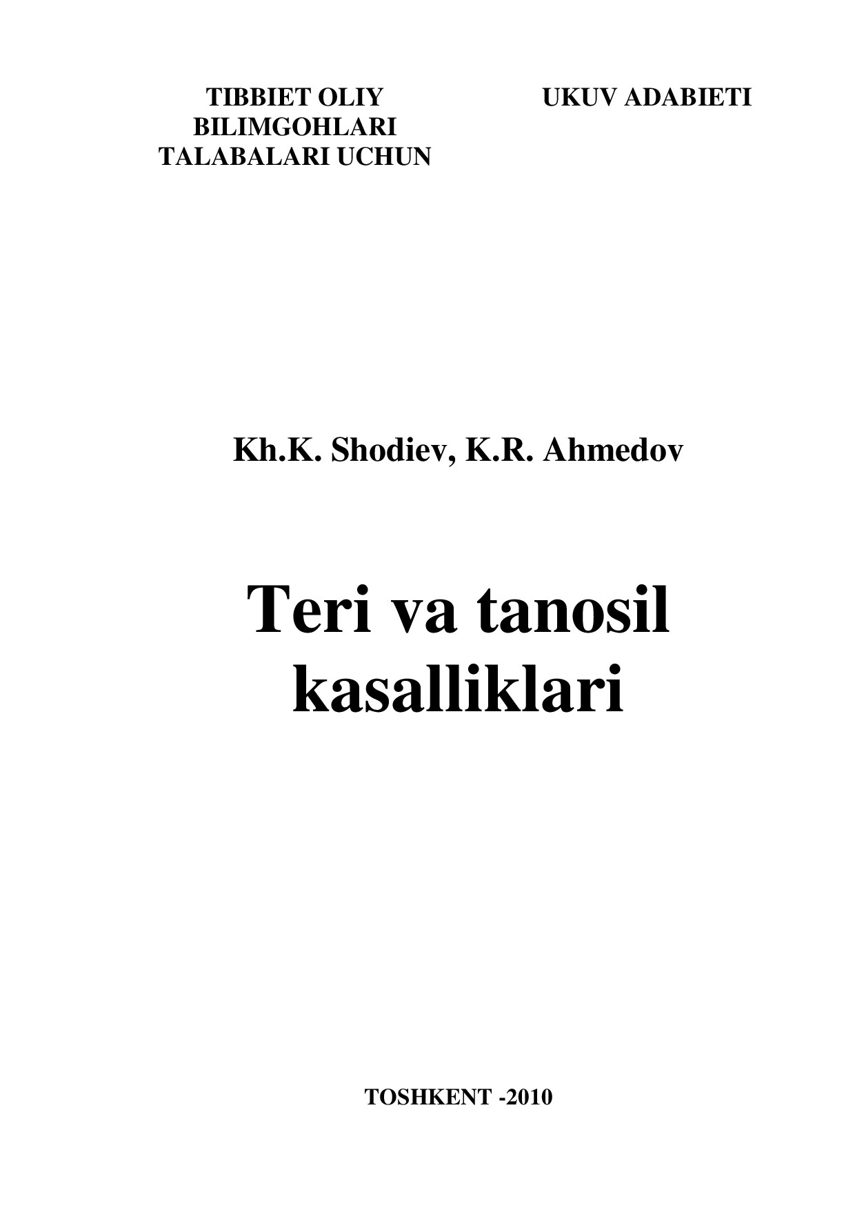 Teri va tanosil kasalliklari
