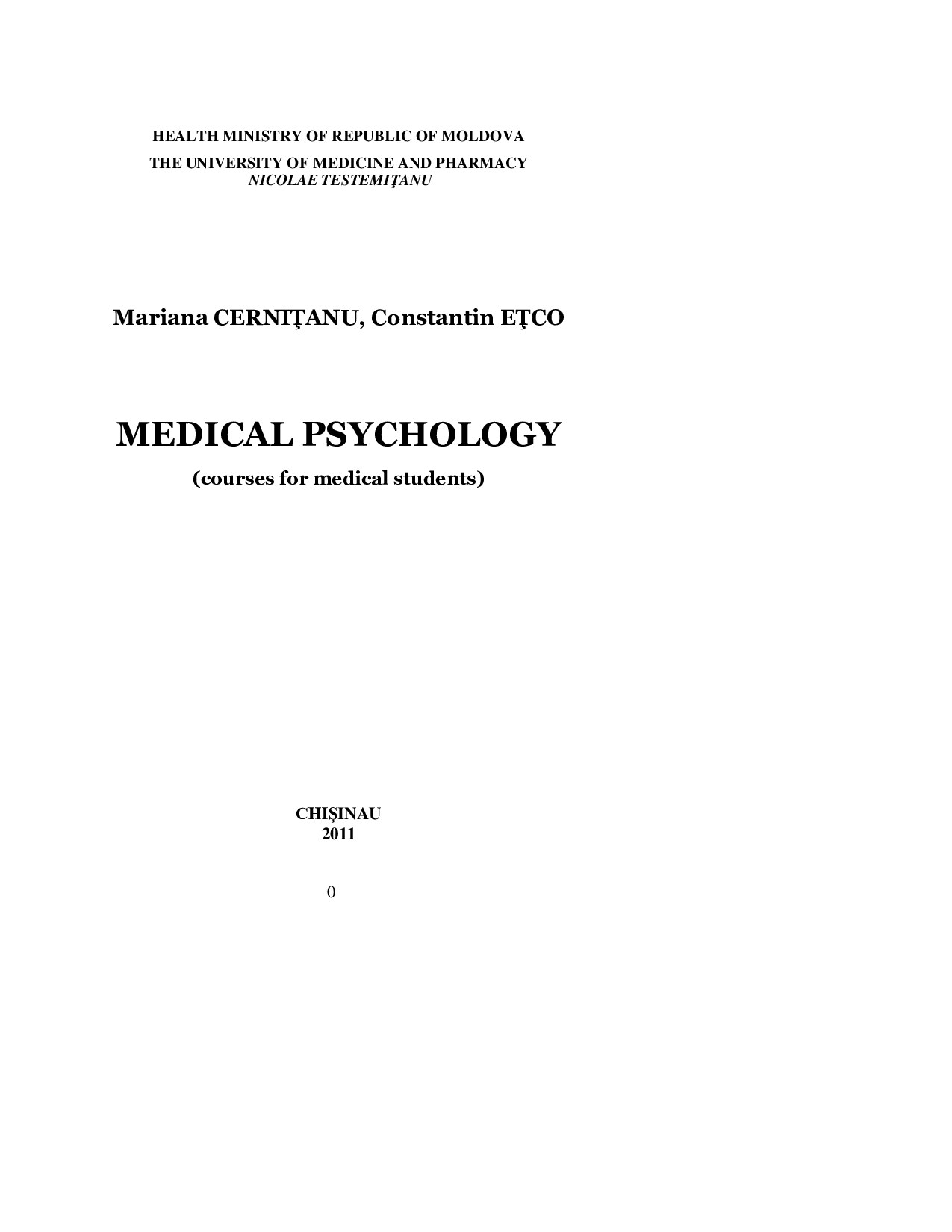 Medical psychology