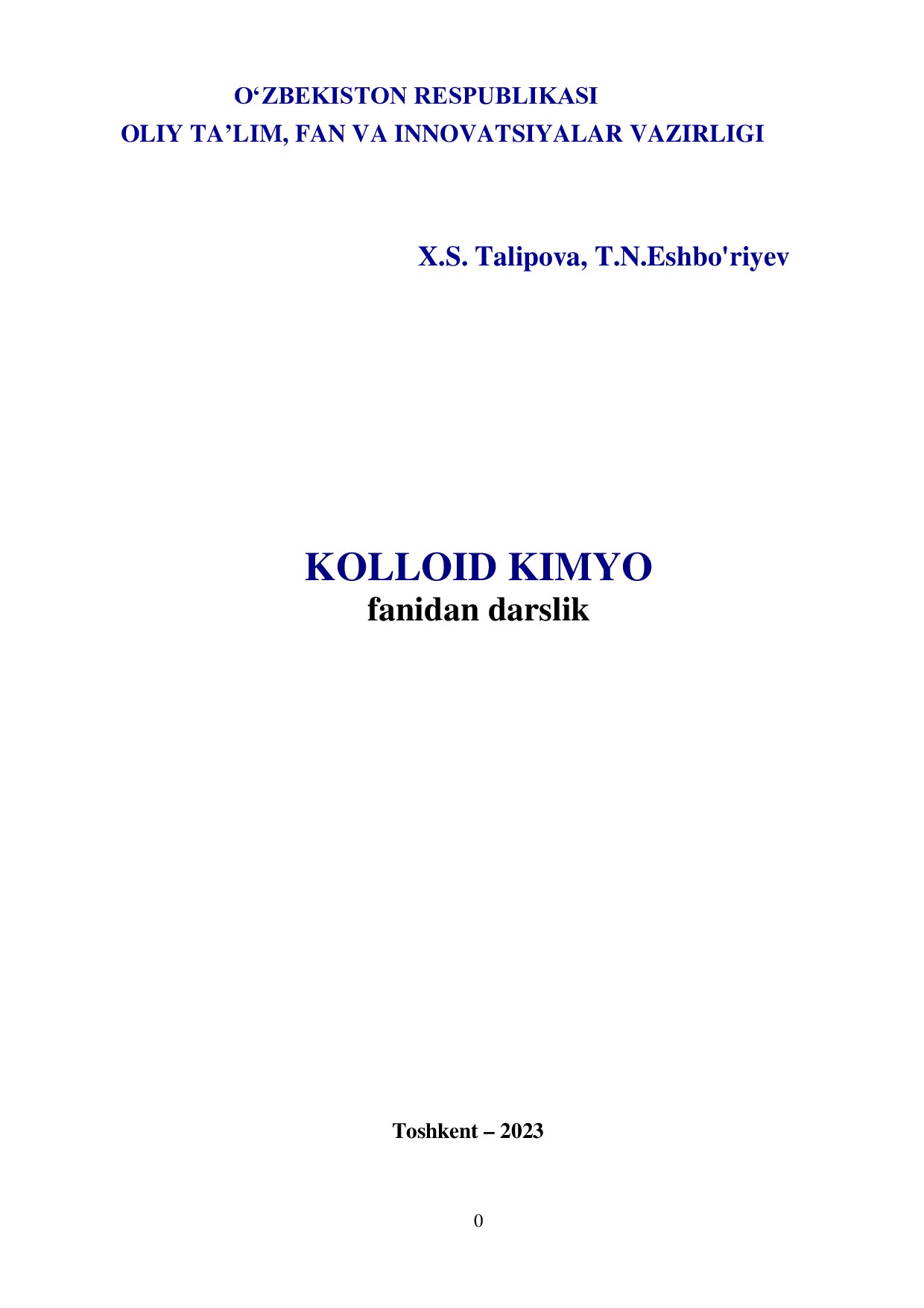 Kolloid kimyo