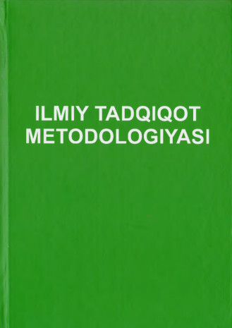 ILMIY TADQIQOT METODOLOGIYASI