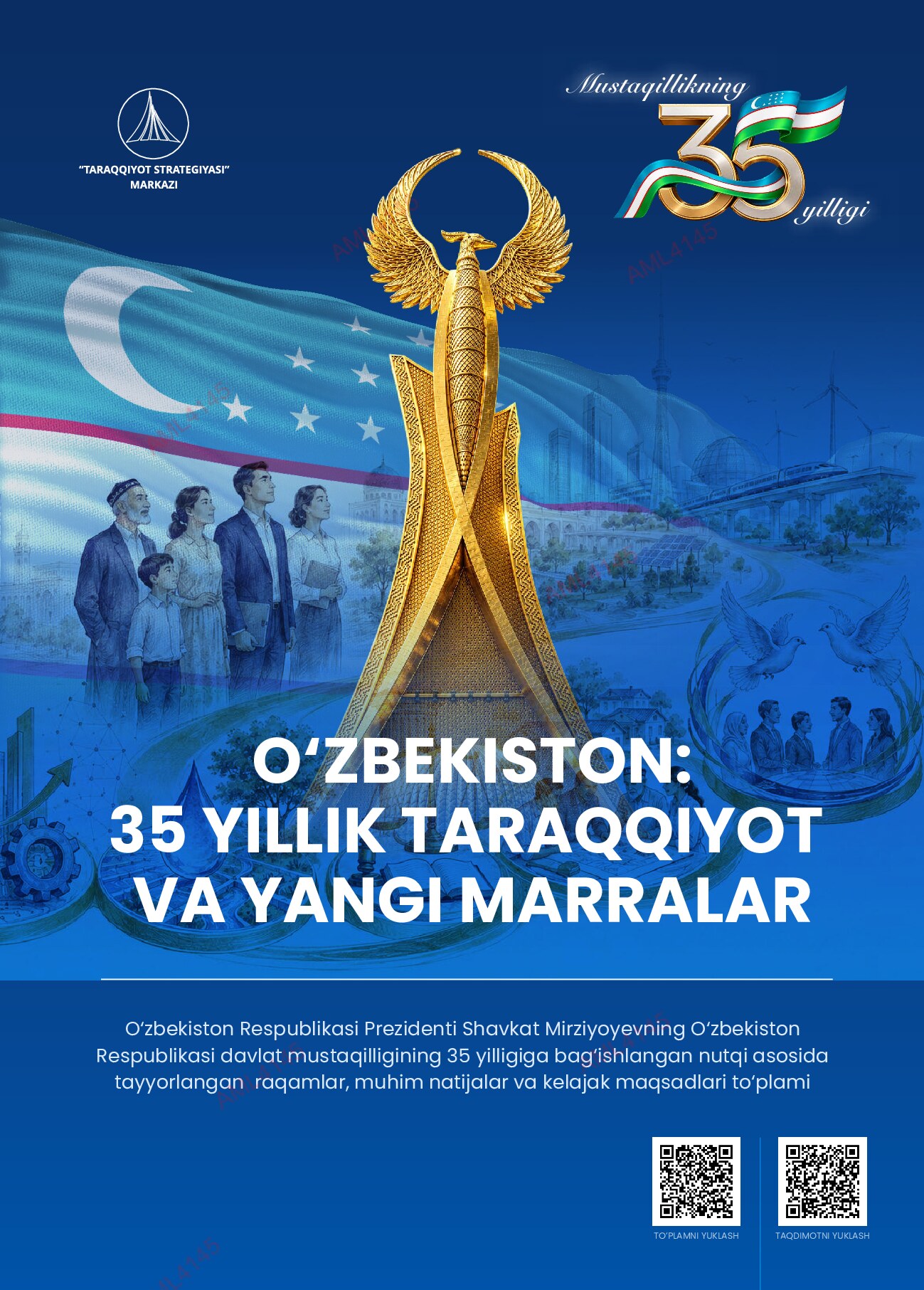 O‘ZBEKISTON MUSTAQILLIGINING 35 YILLIGI - TARAQQIYOT NATIJALARI VA YANGI MARRALAR