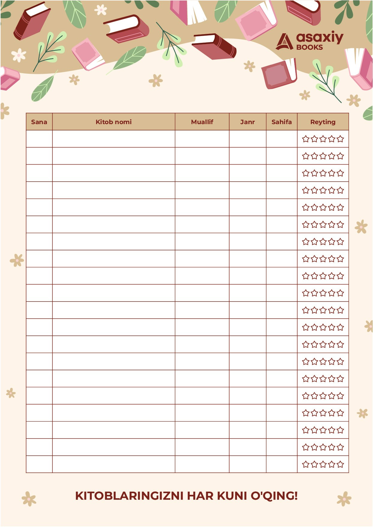 reading tracking.cdr