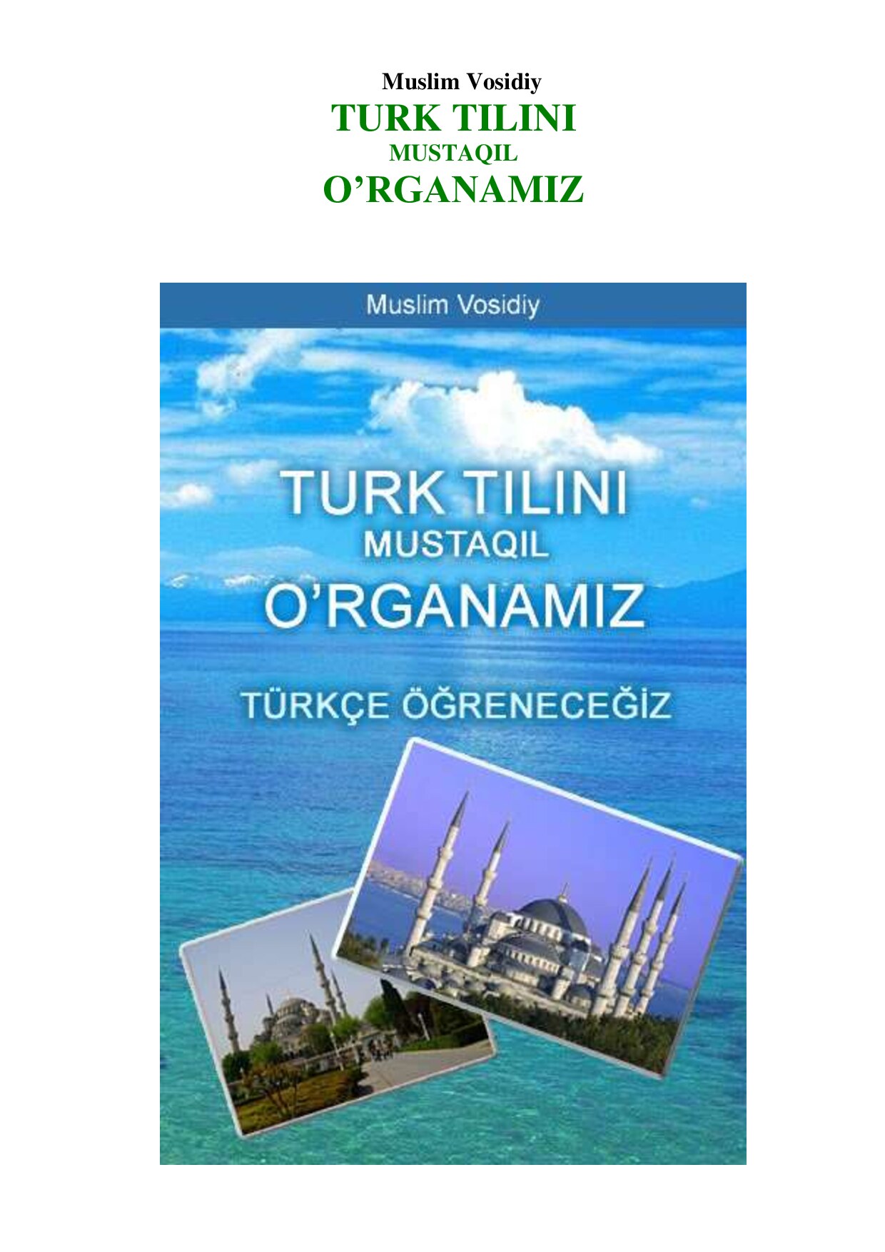 Turk tilini o‘rganamiz