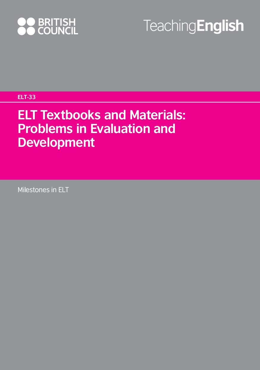 F044 ELT-33 ELT Textbooks and Materials - Problems in Evaluation and Development_v3