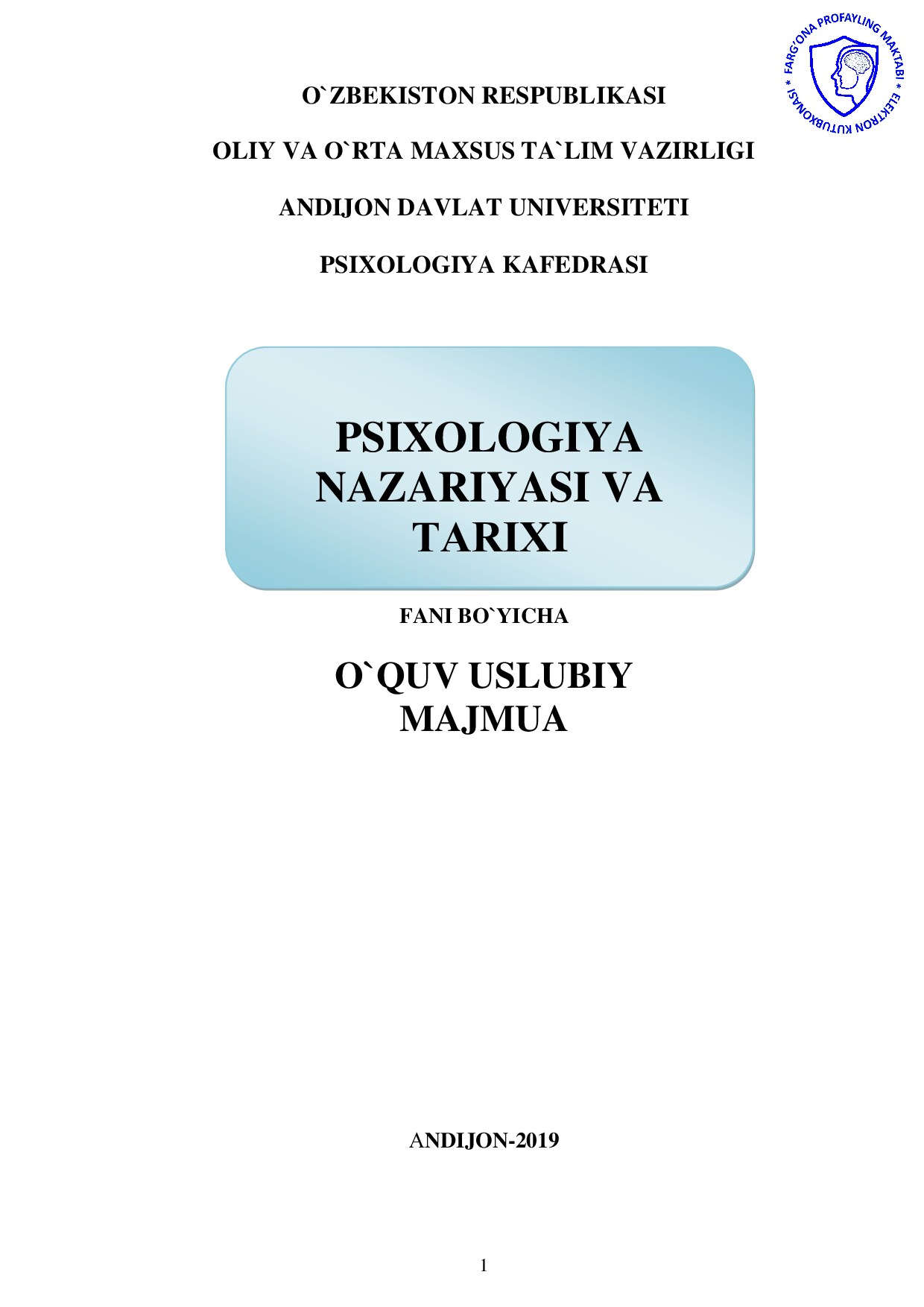 04. Psixologiya nazariyasi va tarixi @profayling_uz