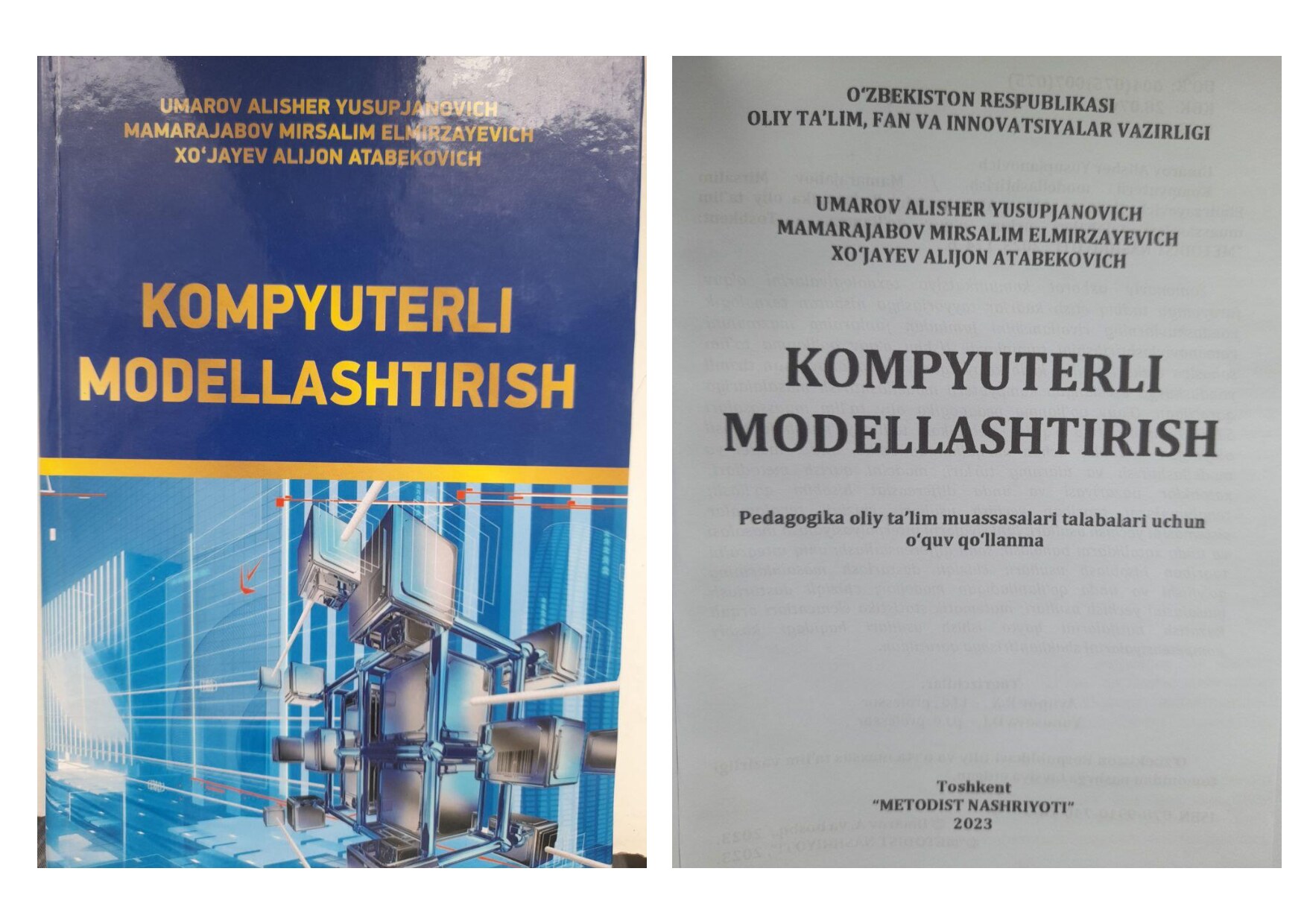 A.Umarov. Kompyuterli modellashtirish 