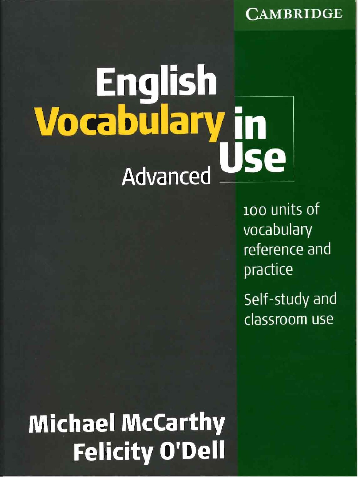 Engl.voc-ry in use advanced