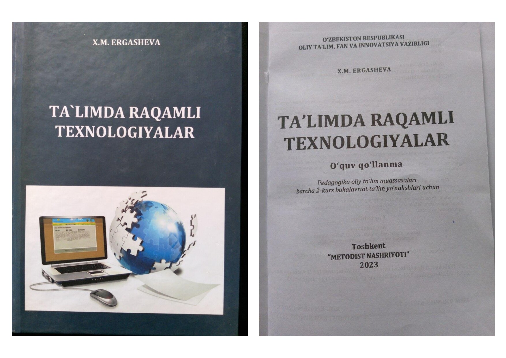 X.M.Ergasheva. talimda raqamli texnologiyalar