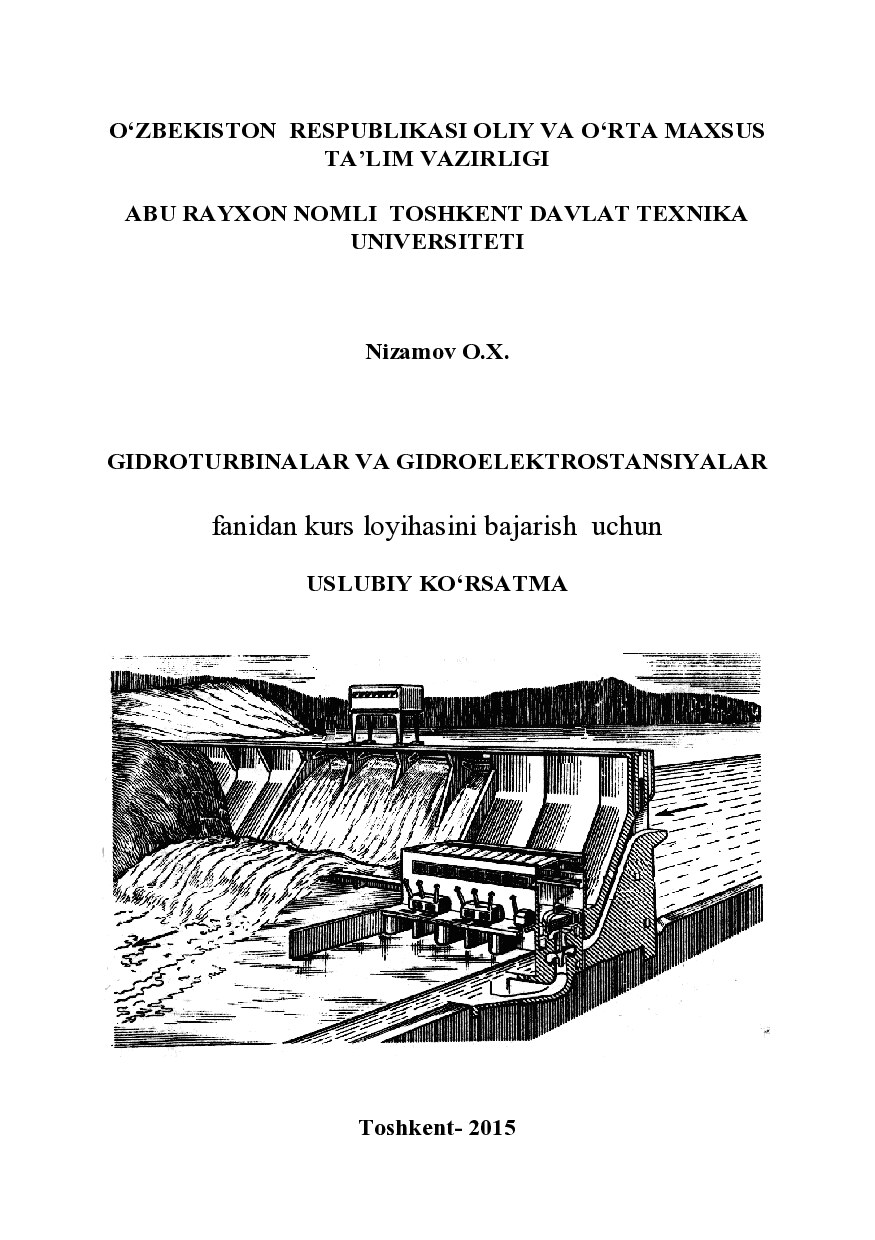 Gidroturbinalar va gidroelektrostansiyalar