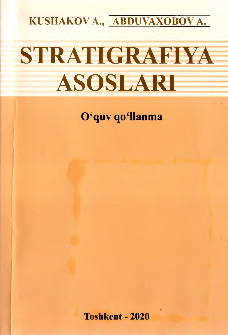 Stratigrafiya asoslari