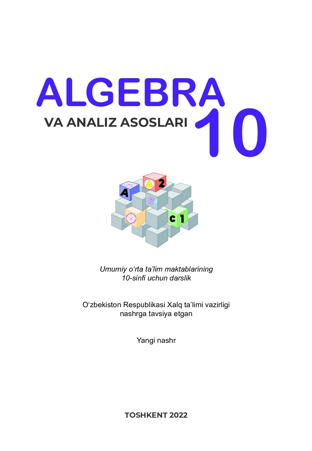 10-sinf Algebra yangi darslik