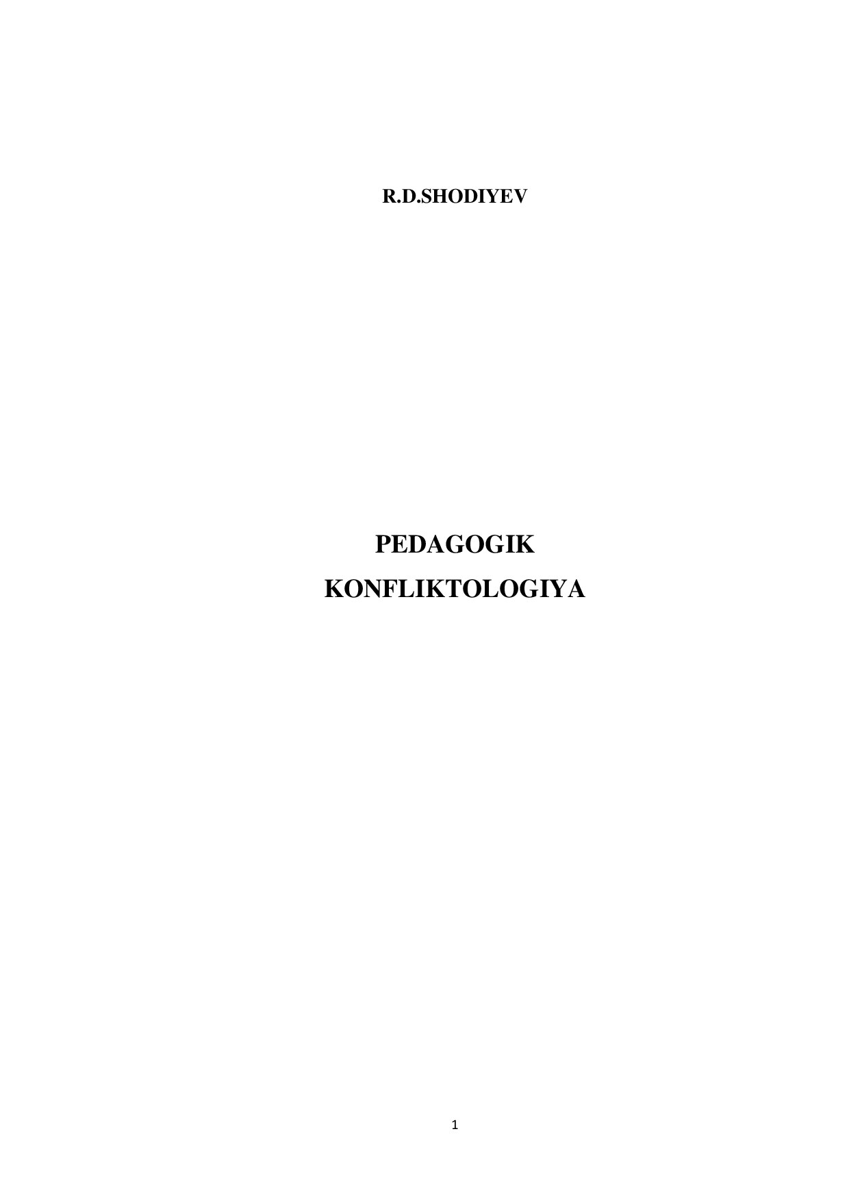 Pedagogik konfliktologiya