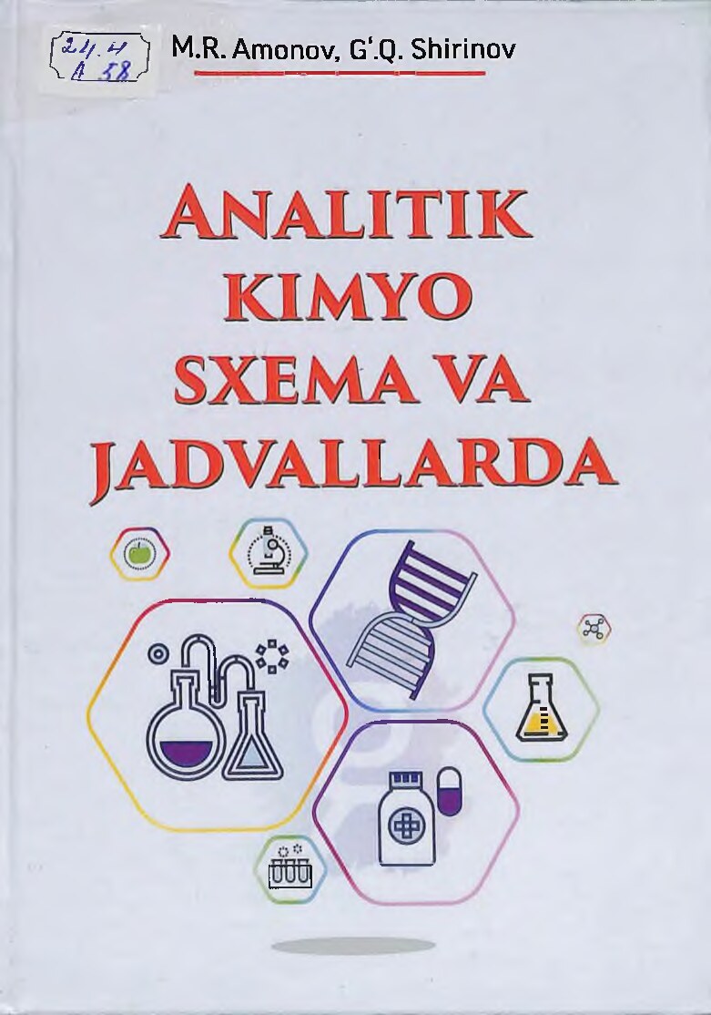 Analitik kimyo sxema va jadvallarda