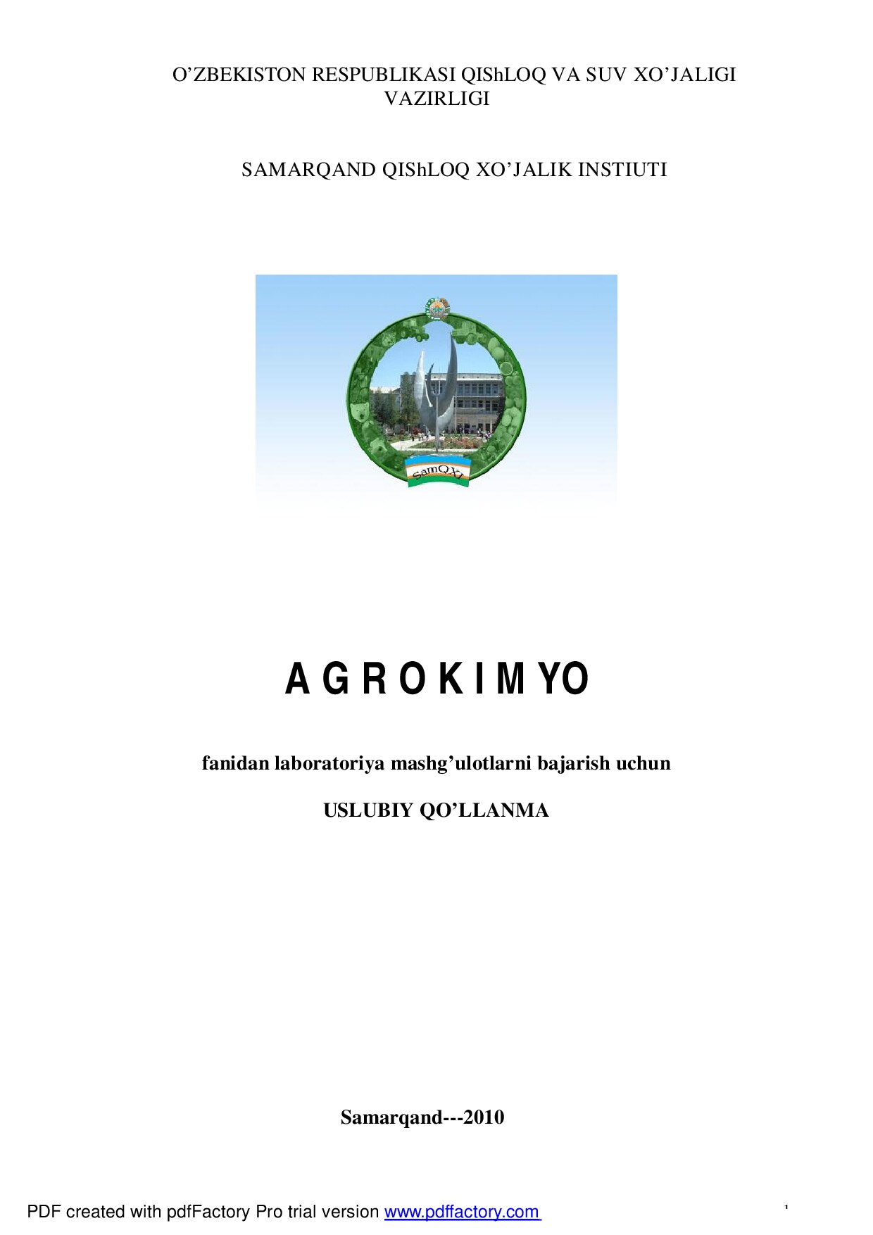 Agrokimyo