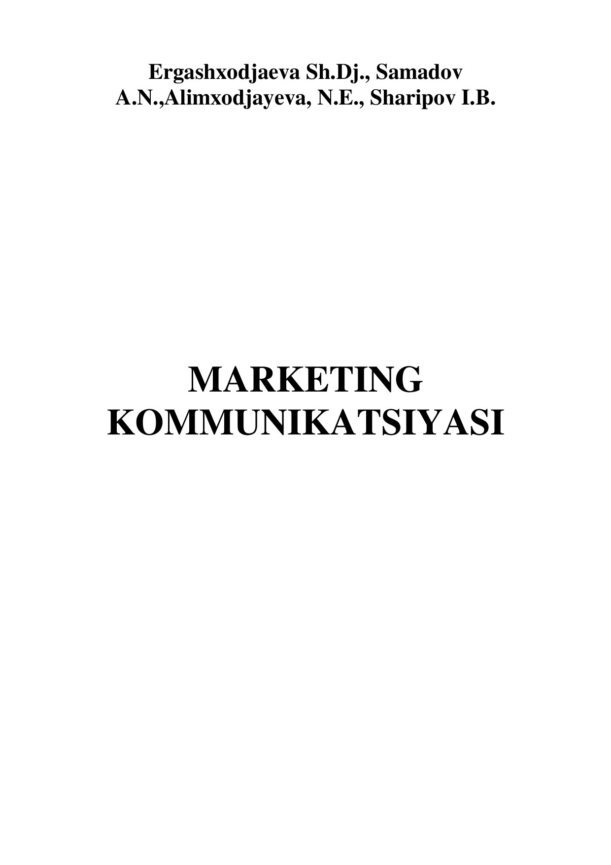 Marketing kommunikatsiyasi