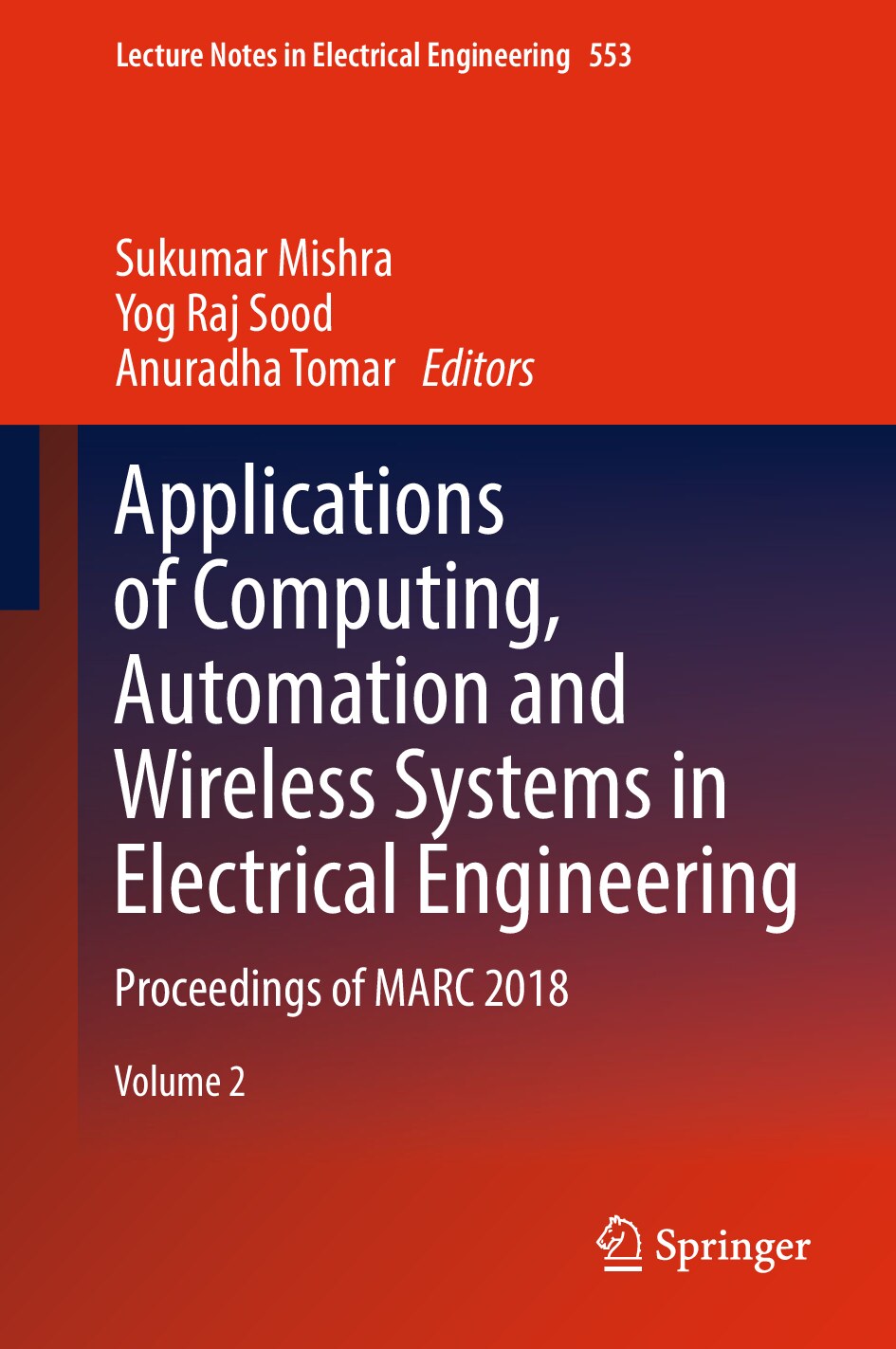 Applications of Computing, Automation and Wireless Systems in Electrical Engineering