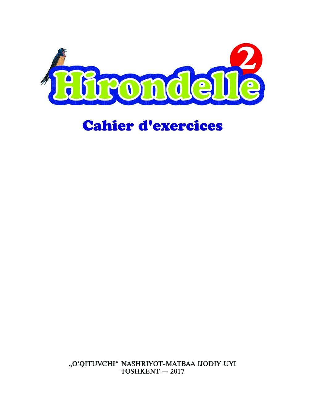 Hirondelle 2. Cahier d'exercices