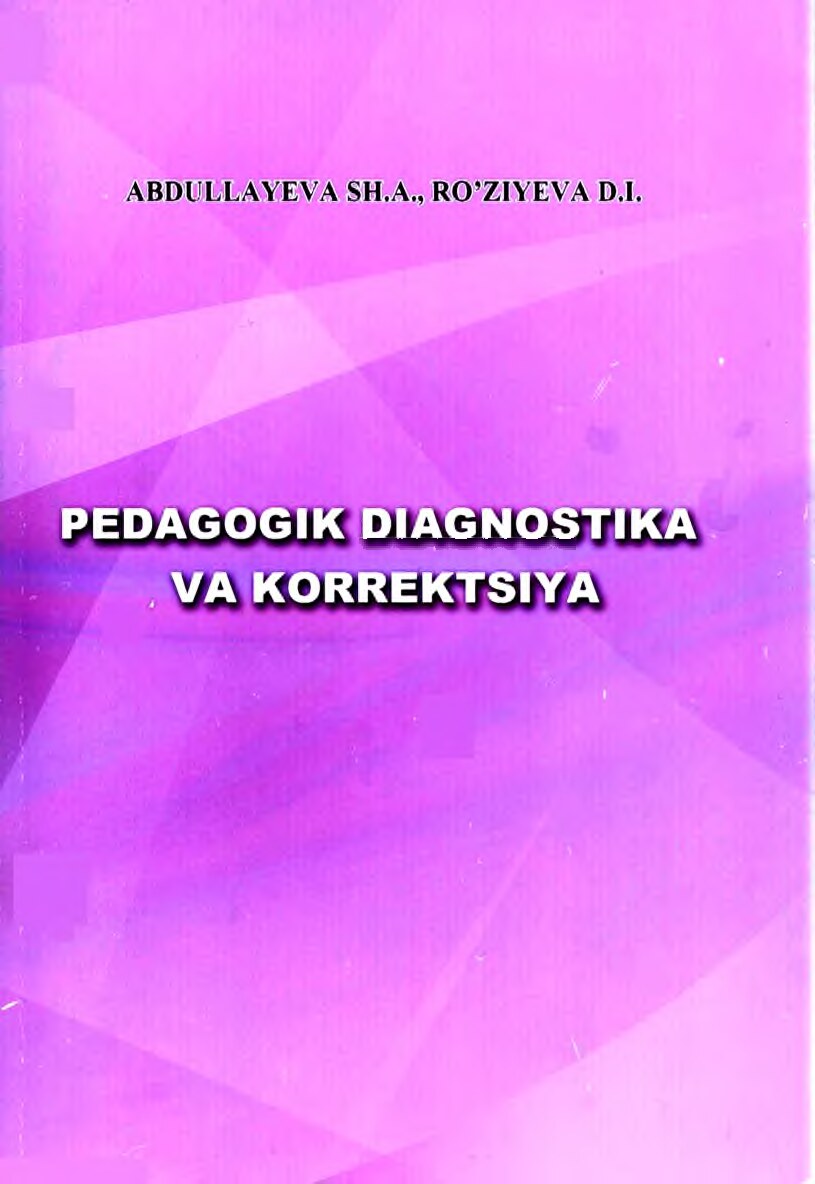 Pedagogik diagnostika va korreksiya