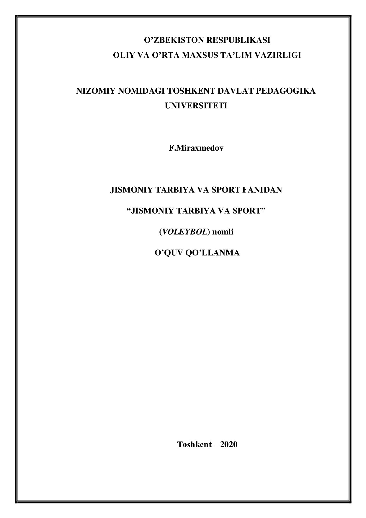 Jismoniy_tarbiya_va_sport_fanidan_Voleybol_nomli_o`quv_qo`llanma