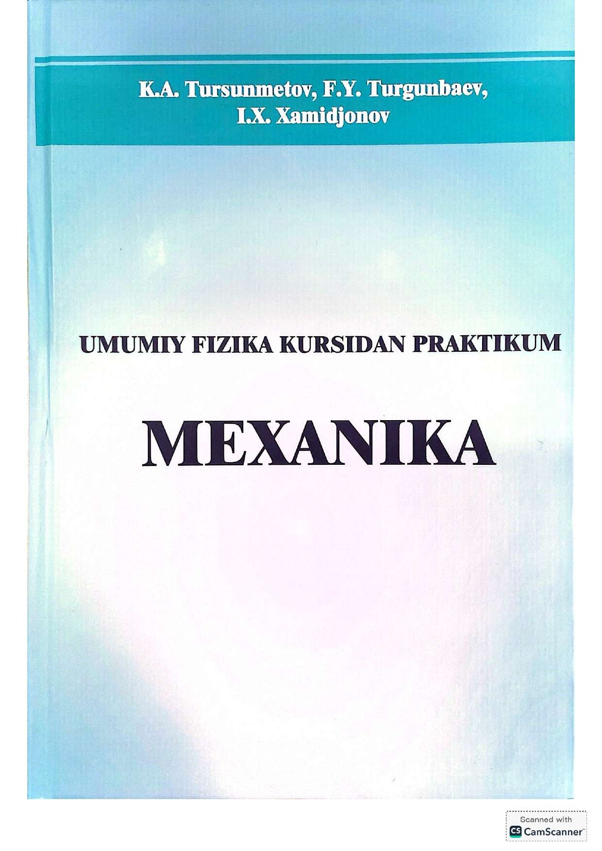 Mexanika (Tursunmetov va b.)