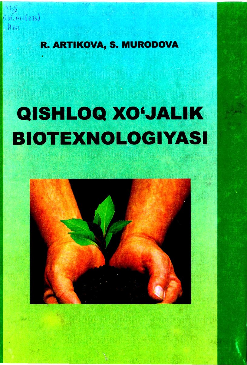 Qishloq xo`jalik biotexnologiyasi