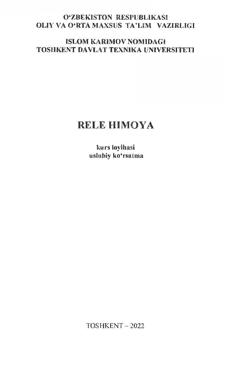 Rele himoya