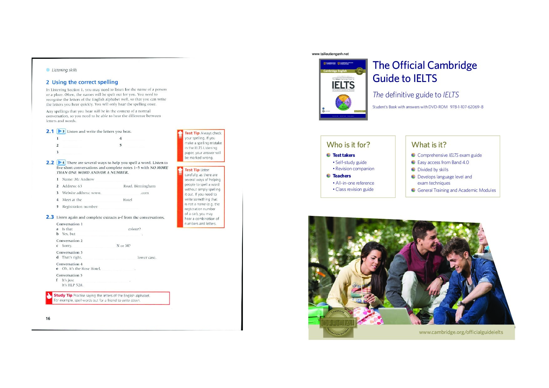 Cambridge English IELTS ПЕЧАТЬ