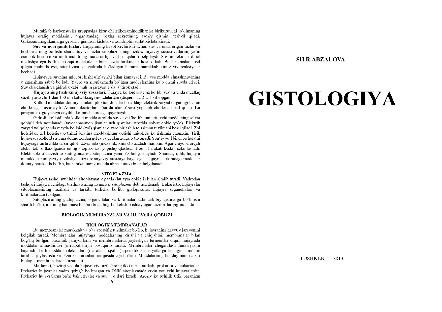 Gistologiya