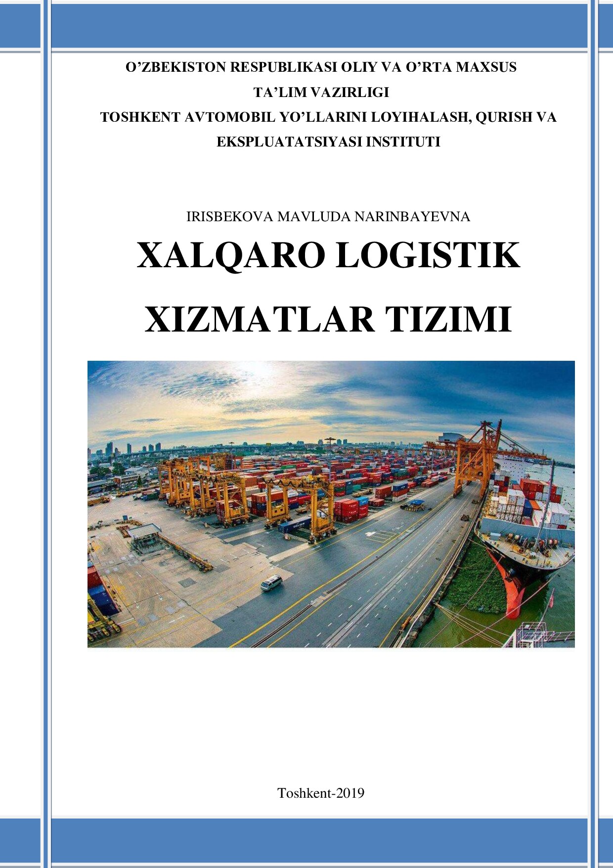 Xalqaro logistik xizmatlar