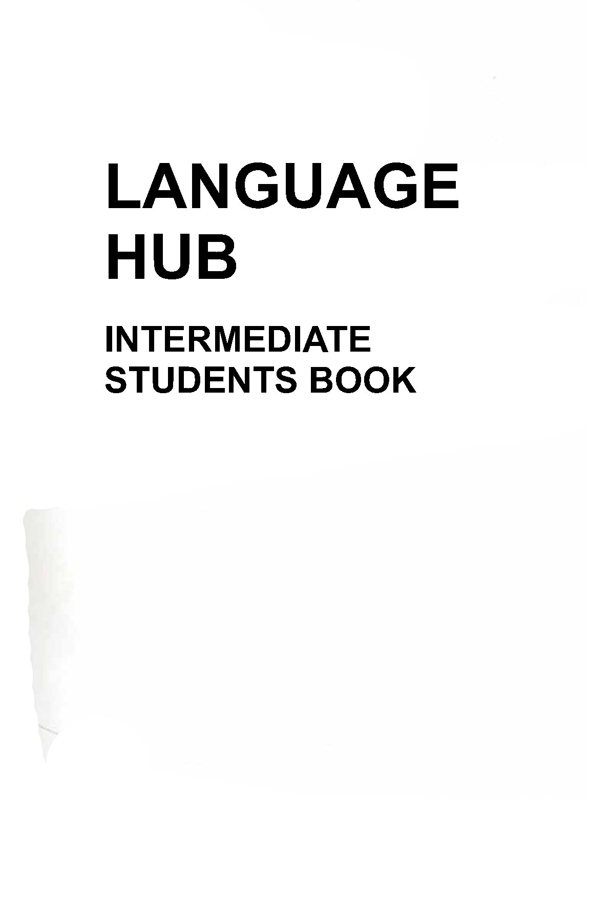 Language hub intermediate students book