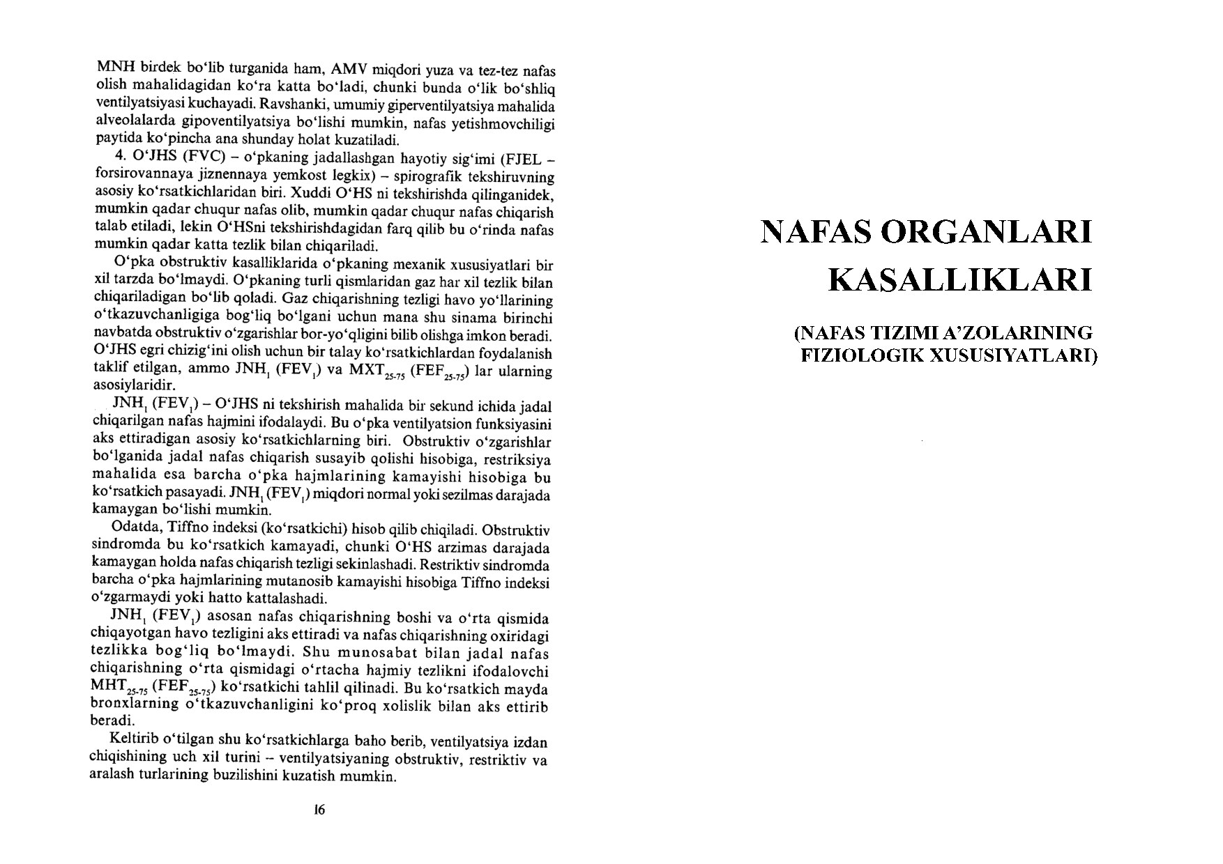 Nafas organlari kasalliklari