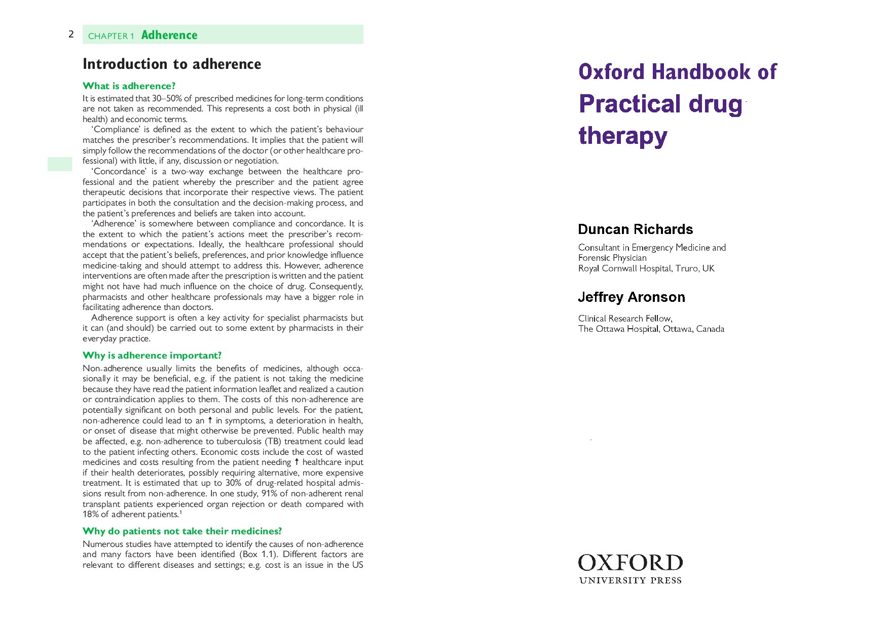 Oxford Handbook of Clinical Pharmacy