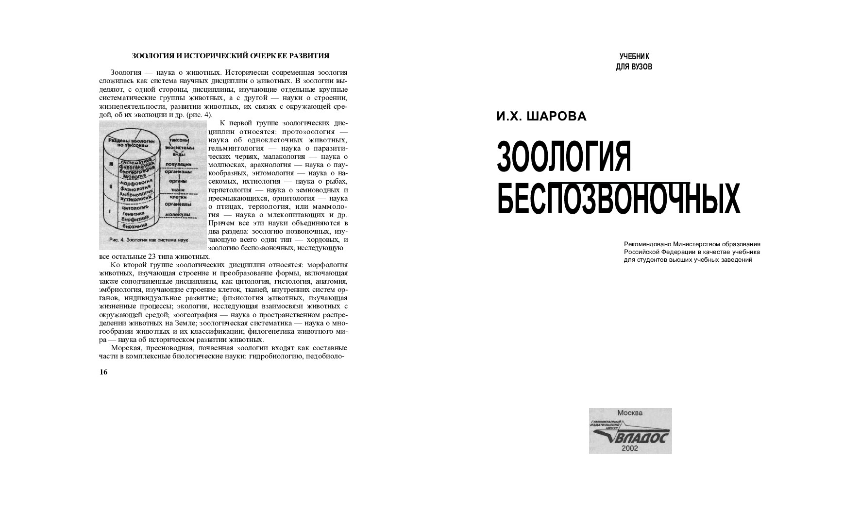 Зоология безпозвоночных