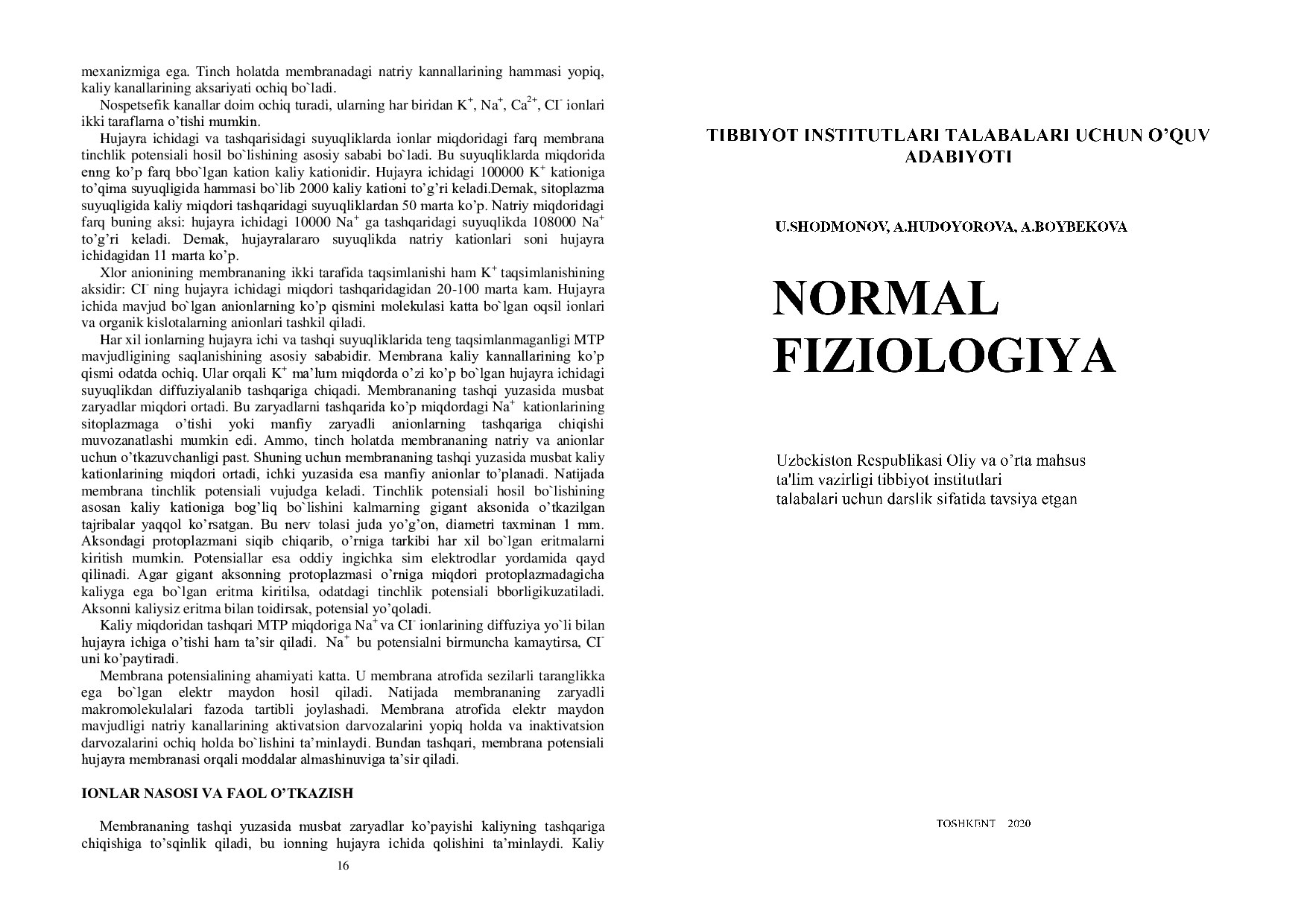 Normal fiziologiya