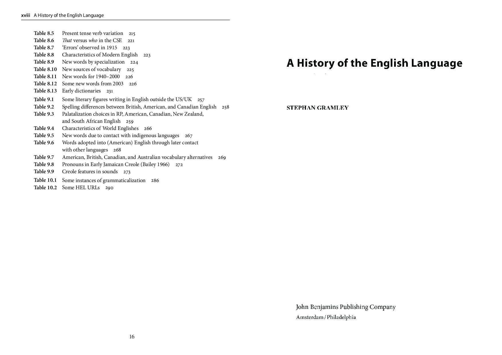 A History of the English Language