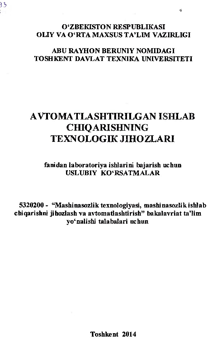 Аvtomatlashtirilgan_ishlab_chiqarishning_texnologik_jihozlar