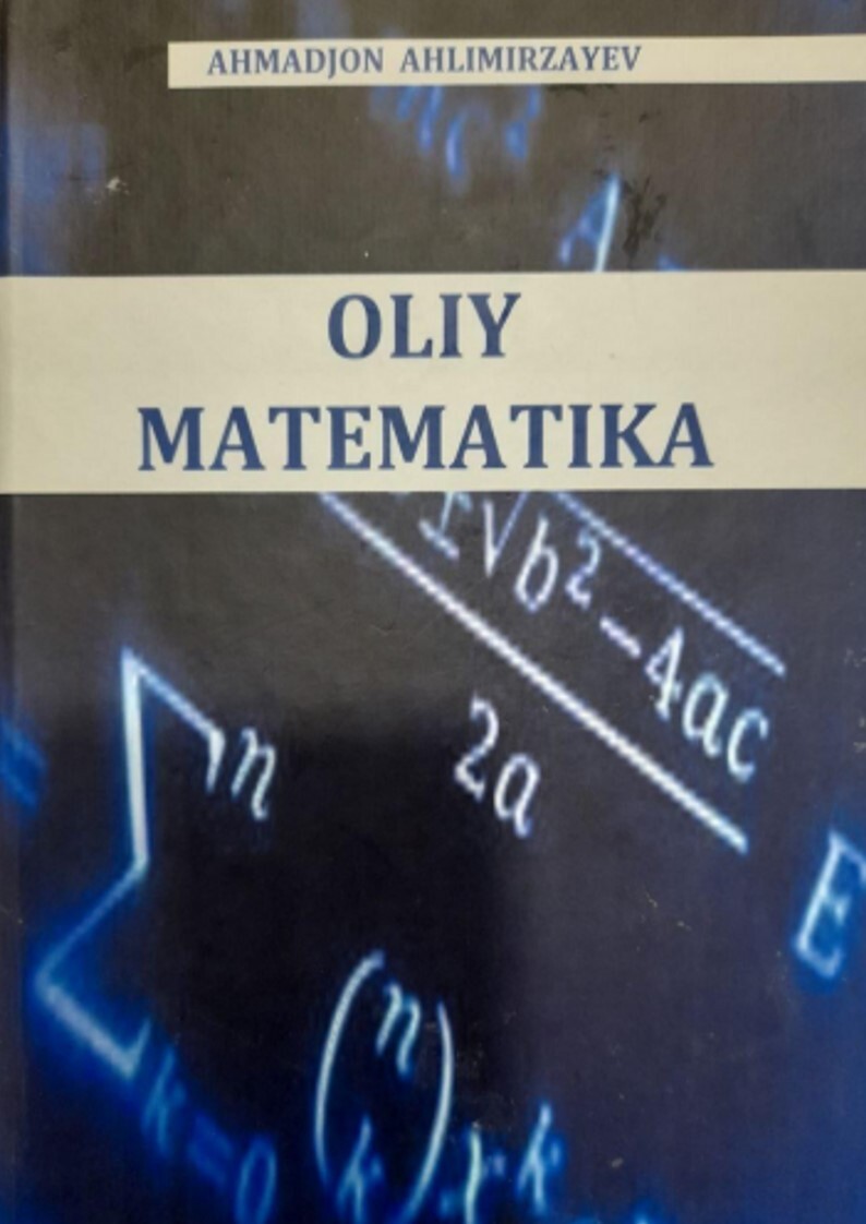 Oliy matematika. 1-qism
