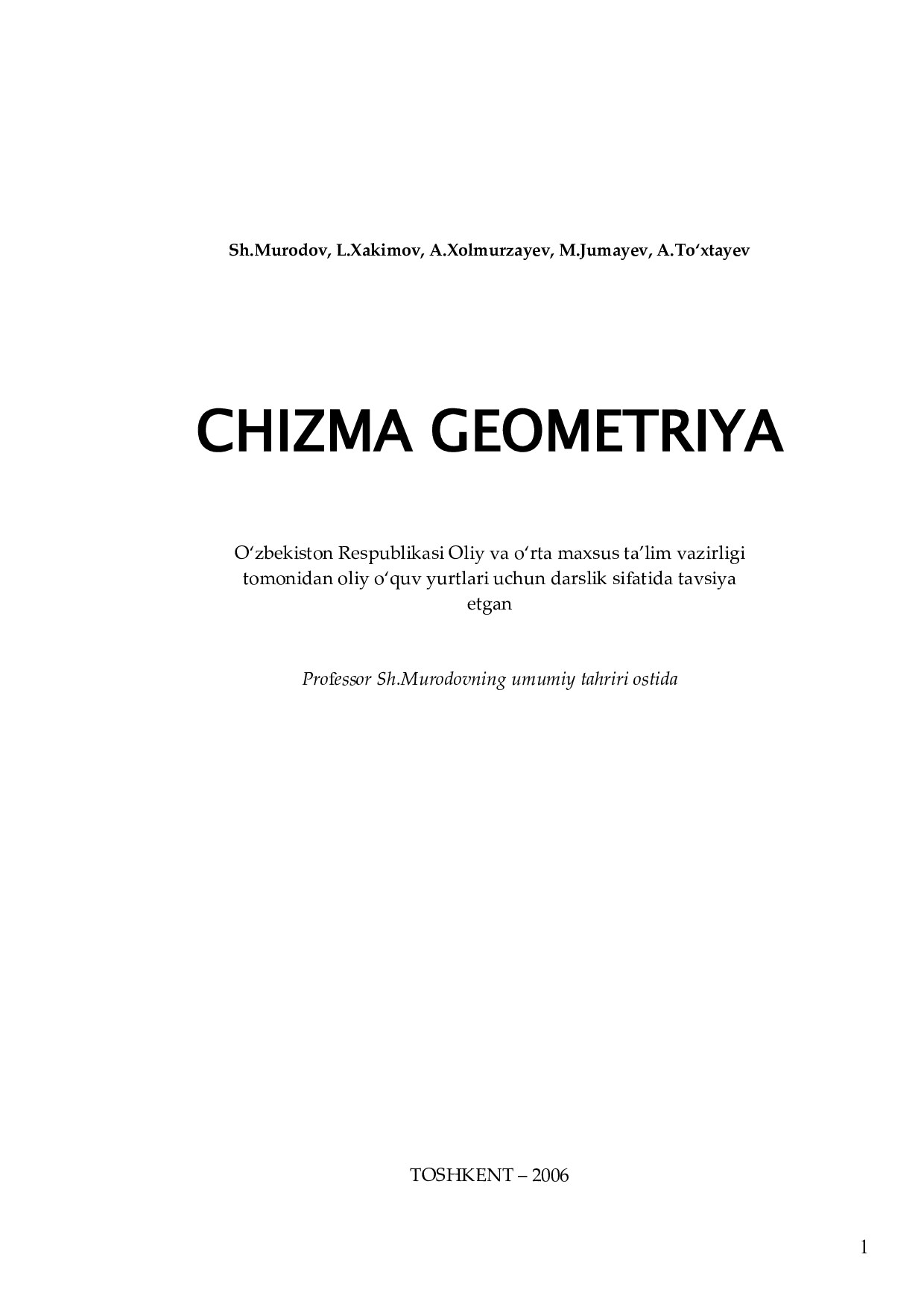 Chizma geomettriya.