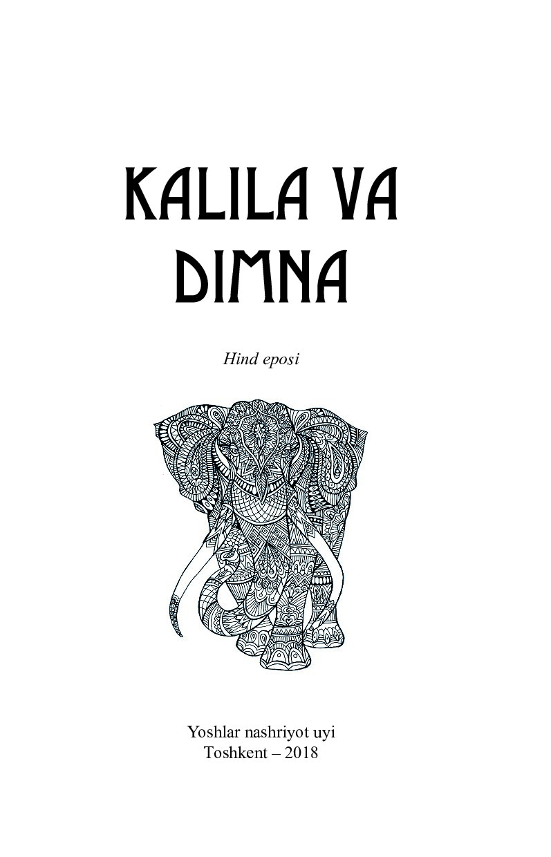 Kalila va Dimna.indd