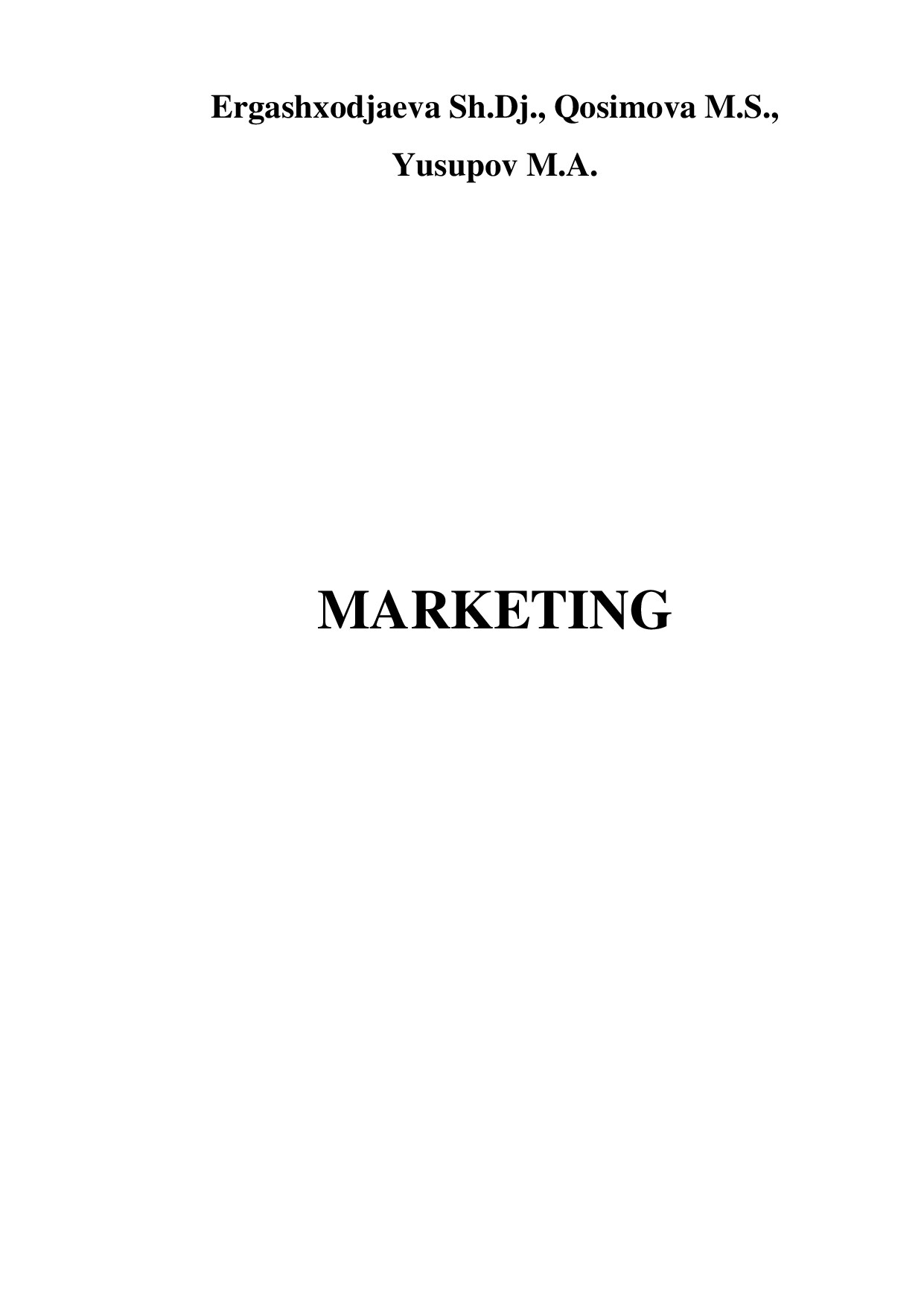 Marketing