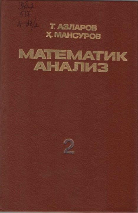Matematik analiz
