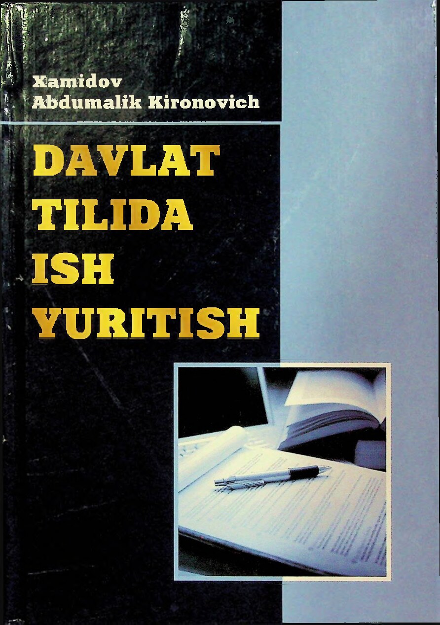 Davlat tilida ish yuritish