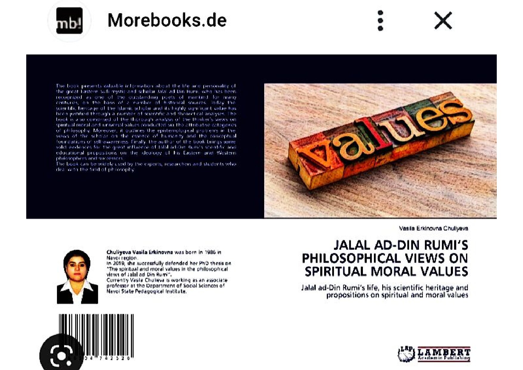Monografiya Djalaliddin Rumiy